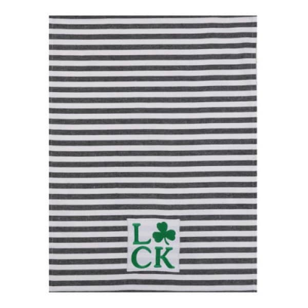 Peking Handicraft 18 x 25 in. Lucky Shamrock Kitchen Towel, 4PK - 04RN99WC