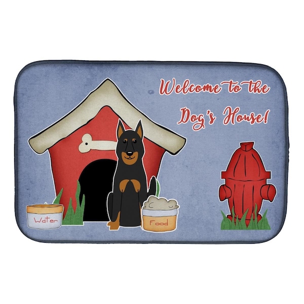 Carolines Treasures Dog House Collection Beauce Shepherd Dog Dish Drying Mat - BB2834DDM