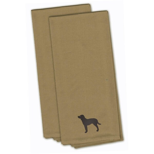 Carolines Treasures American Water Spaniel Tan Embroidered Kitchen Towel - BB3401TNTWE