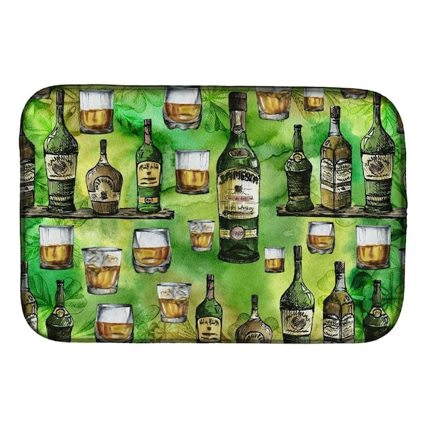 Carolines Treasures Irish Whiskey Dish Drying Mat - BB5757DDM