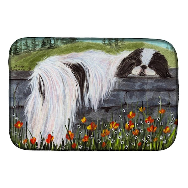 Carolines Treasures Japanese Chin Dish Drying Mat - SS8030DDM