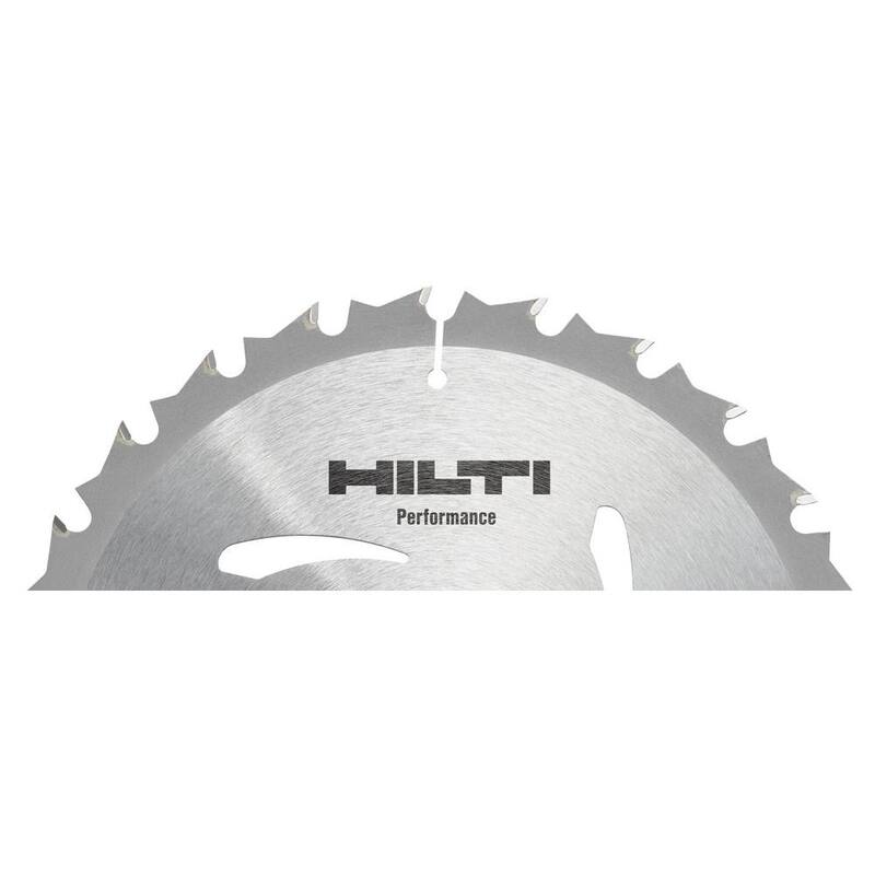 Hilti 7-1/4 pulgadas 24 dientes hoja de sierra circular con punta de carburo para madera y madera aserrada - 2191165