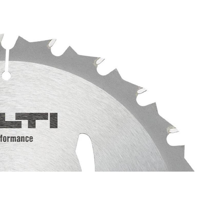 Hilti 7-1/4 pulgadas 24 dientes hoja de sierra circular con punta de carburo para madera y madera aserrada - 2191165