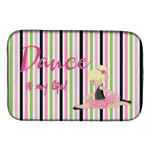 Carolines Treasures Ballet Dance is My Life Blonde Dish Drying Mat - BB5395DDM