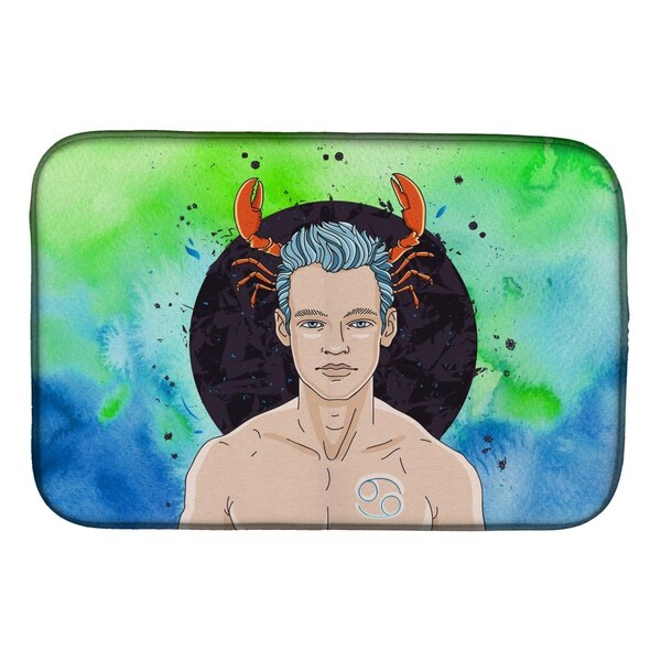 Carolines Treasures Cancer Zodiac Sign Dish Drying Mat - BB7320DDM