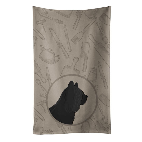 Carolines Treasures Skye Terrier in the Kitchen Kitchen Towel - CK2211KTWL