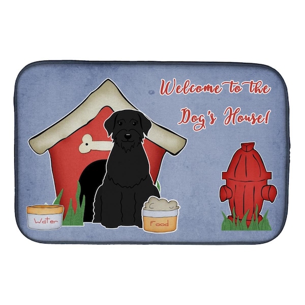 Carolines Treasures Dog House Collection Giant Schnauzer Dish Drying Mat - BB2820DDM