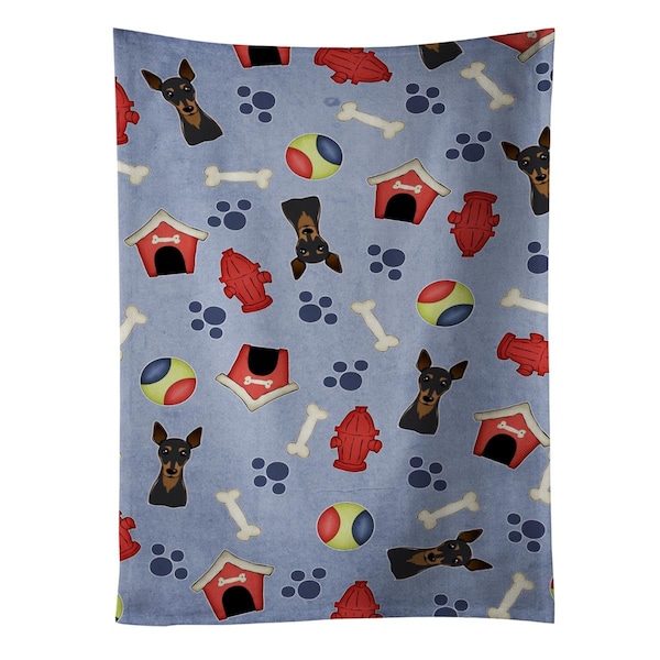 Carolines Treasures Dog House Collection Min Pin Kitchen Towel - BB4019KTWL