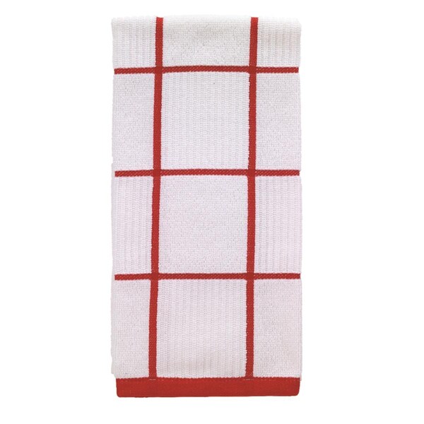 T-Fal/Wearever T-Fal  Red Cotton Kitchen Towel, 6PK - 6517494