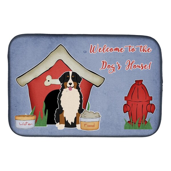 Carolines Treasures Dog House Collection Bernese Mountain Dog Dish Drying Mat - BB2790DDM