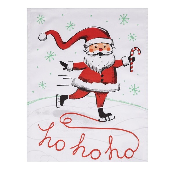 Tarifa 18 x 25 in. Ho Ho Ho Santa Kitchen Towel, 4PK - TA3685866