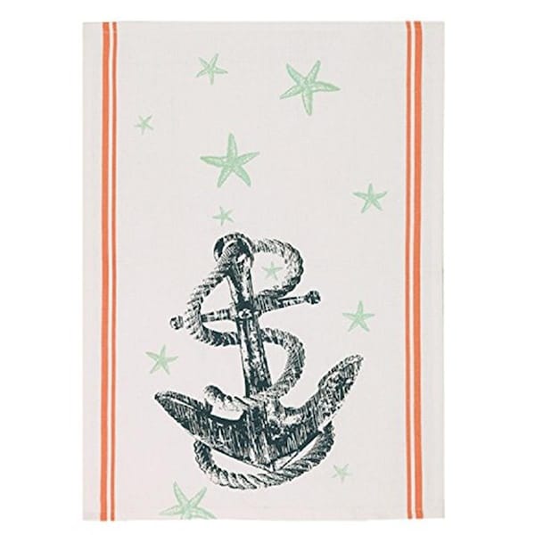 Tarifa Anchor & Sea Star Kitchen Hand Towel, 4PK - TA3686175