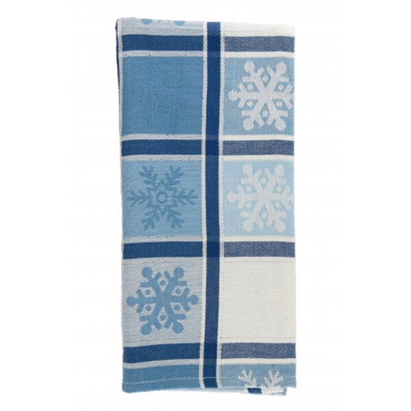 Mr. Mjs Trading AG-30202S-4 Tea Towels, Snow Flake, 4PK - AG-30202S/4