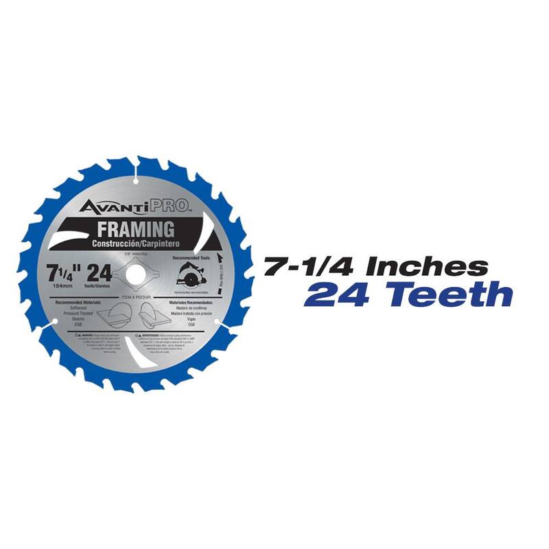 Avanti Pro 7-1/4 in. x 24 Saw Blade, 9-Pieces Wood and Metal Recip Blades, 10-Pieces Spade Bit Set y 12-Pieces Jigsaw Set - P724R9SJU12S10