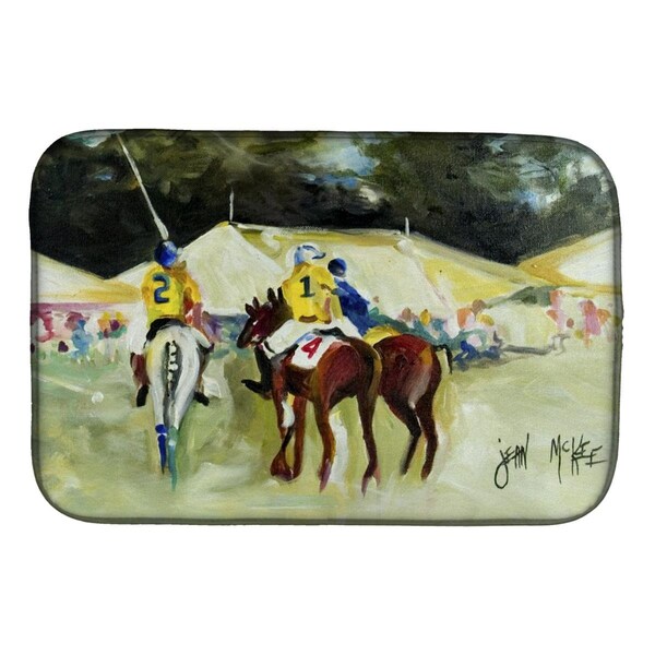 Carolines Treasures Polo at the Point Dish Drying Mat - JMK1006DDM