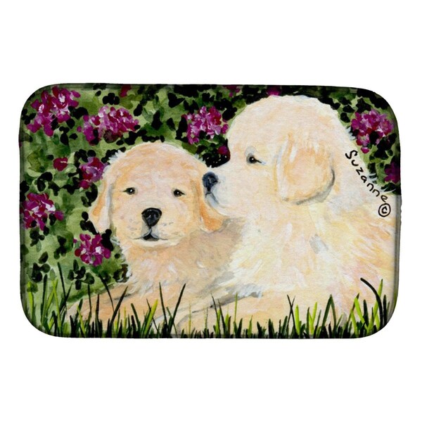 Carolines Treasures Golden Retriever Dish Drying Mat - SS8826DDM