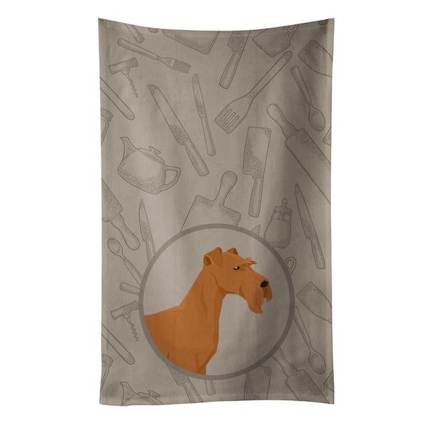 Carolines Treasures Irish Terrier in the Kitchen Kitchen Towel - CK2193KTWL
