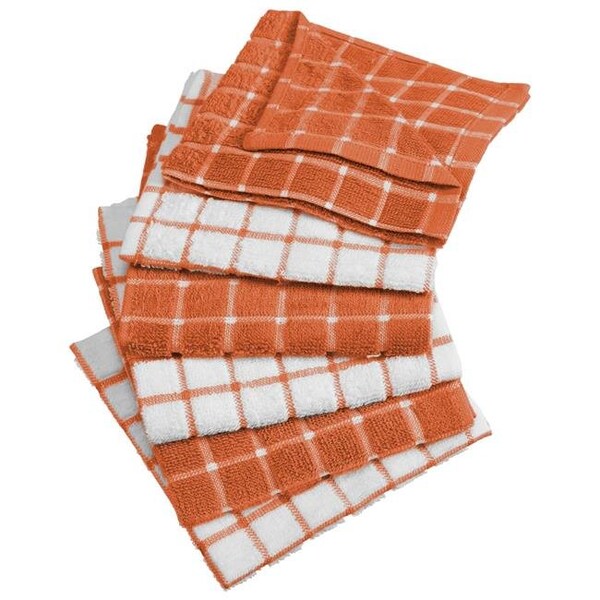Fastfood Spice Combo Windowpane Dishcloth Set of 6 - FA1535526