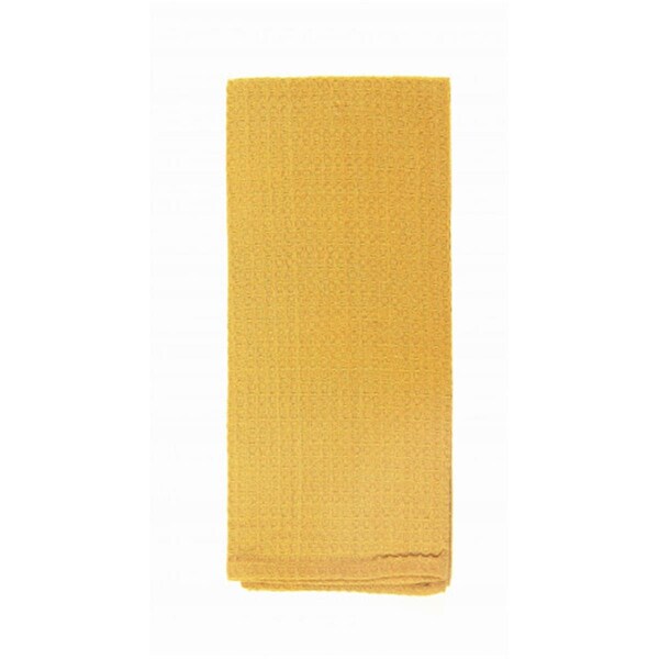 Mr. Mjs Trading AG-30308S-4 Tea Towels, Mustard, 4PK - AG-30308S/4