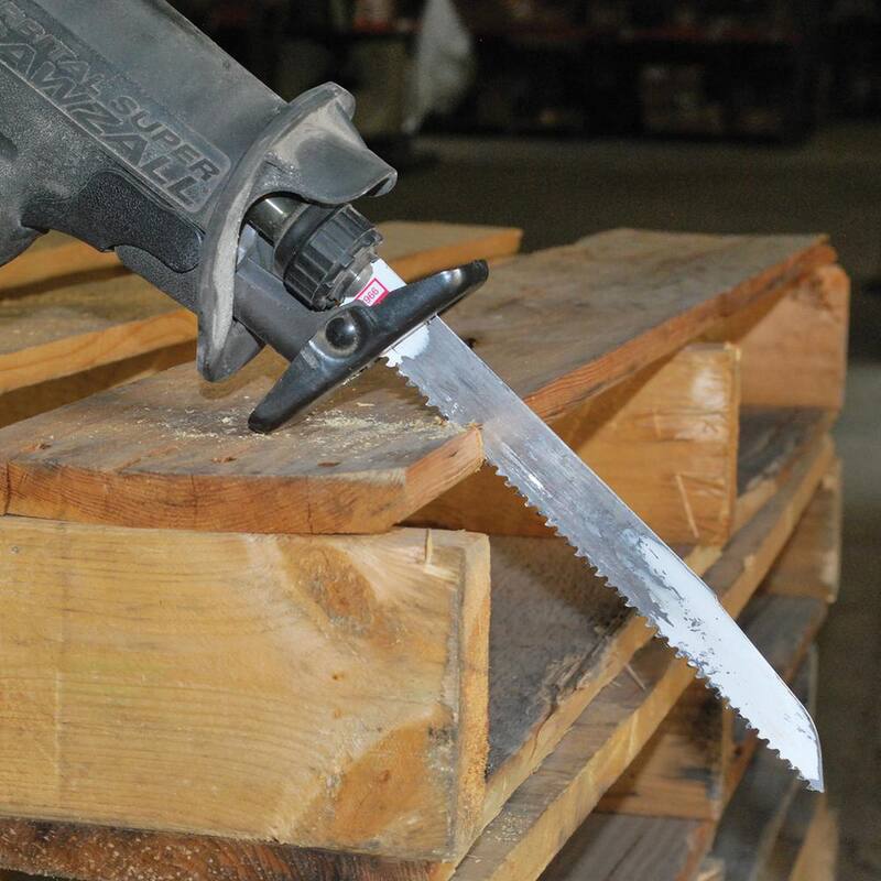 Ivy Classic 9 in. 6 TPI 7/8 in. W Bi-Metal Reciprocating Demolition Saw Blade Cuts Wood/Nails (paquete de 20) - 28386