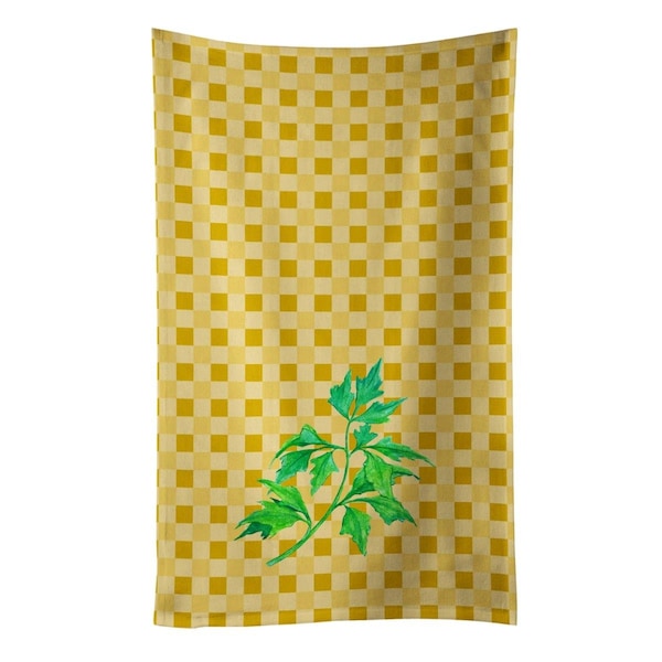 Carolines Treasures Celery on Basketweave Kitchen Towel - BB7192KTWL