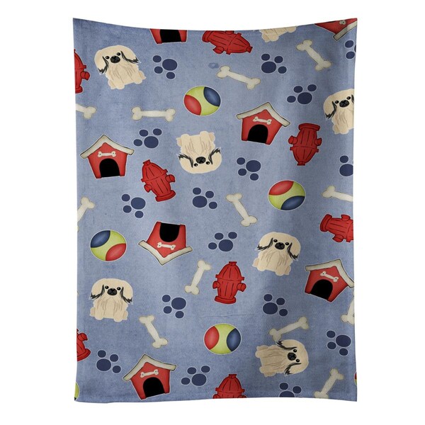 Carolines Treasures Dog House Collection Pekingnese Cream Kitchen Towel - BB2719KTWL