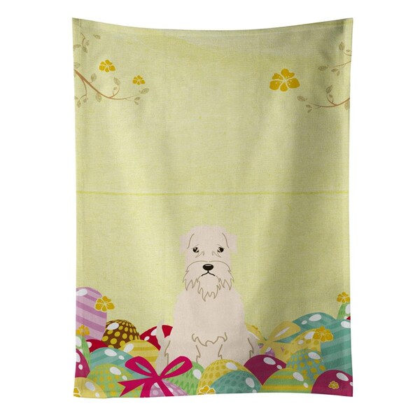 Carolines Treasures Easter Eggs Soft Coated Wheaten Terrier Kitchen Towel - BB6061KTWL