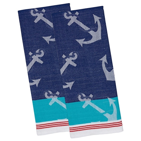 Fastfood Anchors Away Jacquard Dishtowel Set - FA1533890