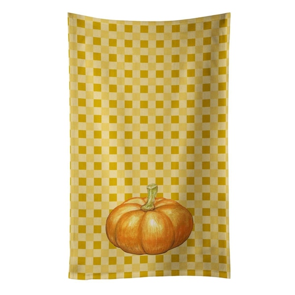 Carolines Treasures Carolines Treasures BB7209KTWL Pumpkin on Basketweave Kitchen Towel - BB7209KTWL