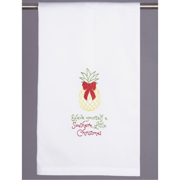 Tarifa 16 x 25 in. A Southern Little Christmas Kitchen Towel, 4PK - TA3686194