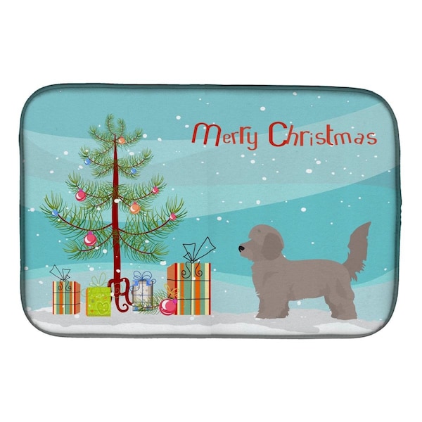 Carolines Treasures Doxiepoo Christmas Tree Dish Drying Mat - CK3826DDM