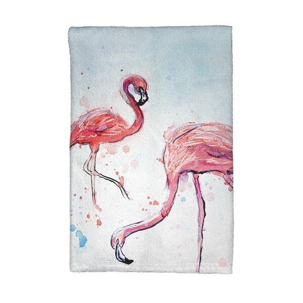 Betsy Drake Betsy Drake KT643 Funky Flamingos Kitchen Towel - KT643