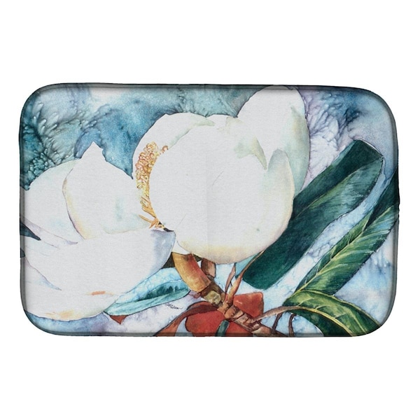 Carolines Treasures Flower - Magnolia Dish Drying Mat - 8001DDM