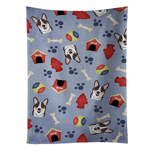 Carolines Treasures Dog House Collection Tricolor Corgi Kitchen Towel - BB4034KTWL