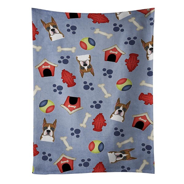 Carolines Treasures Dog House Collection Boxer Kitchen Towel - BB4002KTWL