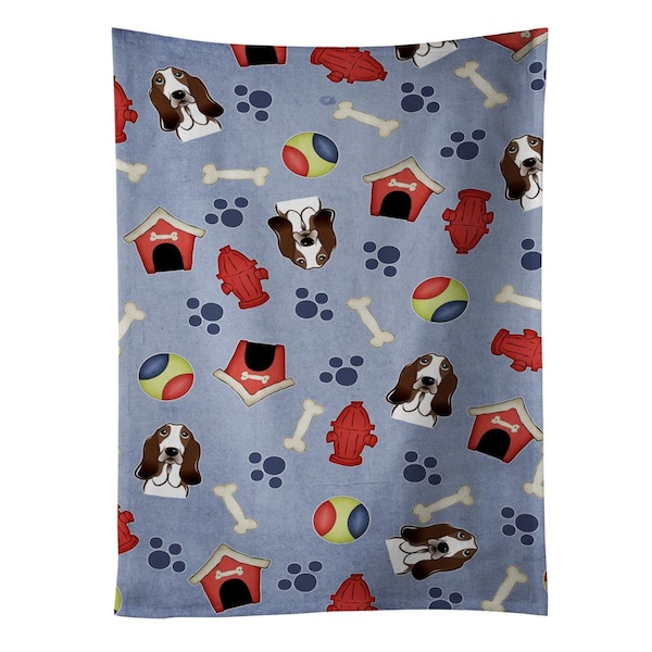 Carolines Treasures Dog House Collection Basset Hound Kitchen Towel - BB4022KTWL