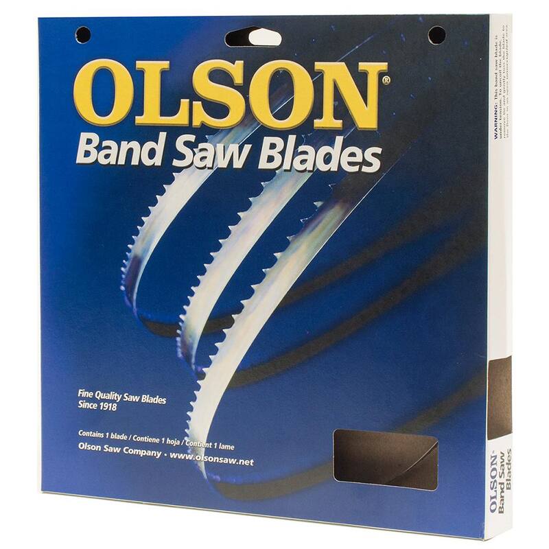 Olson Saw 72 in. de Largo x 1/2 in. de Ancho con 3 TPI de Acero al Carbono de Alta Calidad con Bordes Endurecidos Hoja de Sierra de Cinta - FB23174DB