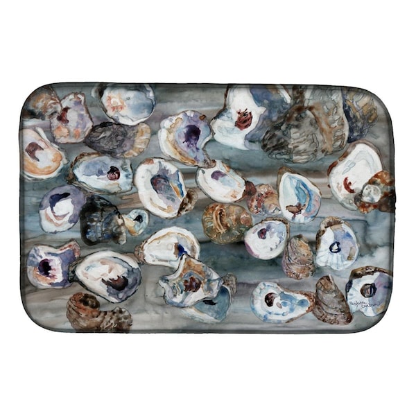 Carolines Treasures Bunch of Oysters Dish Drying Mat - 8957DDM