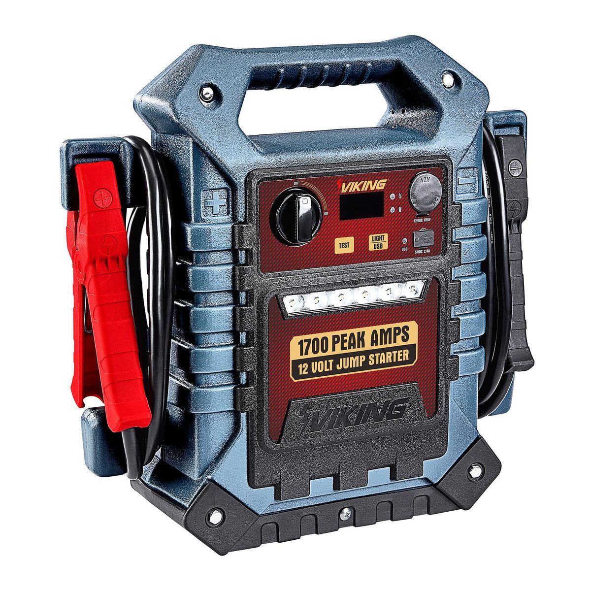 Arrancador de batería portátil Viking de 1700 amperios pico y paquete de energía - 57044