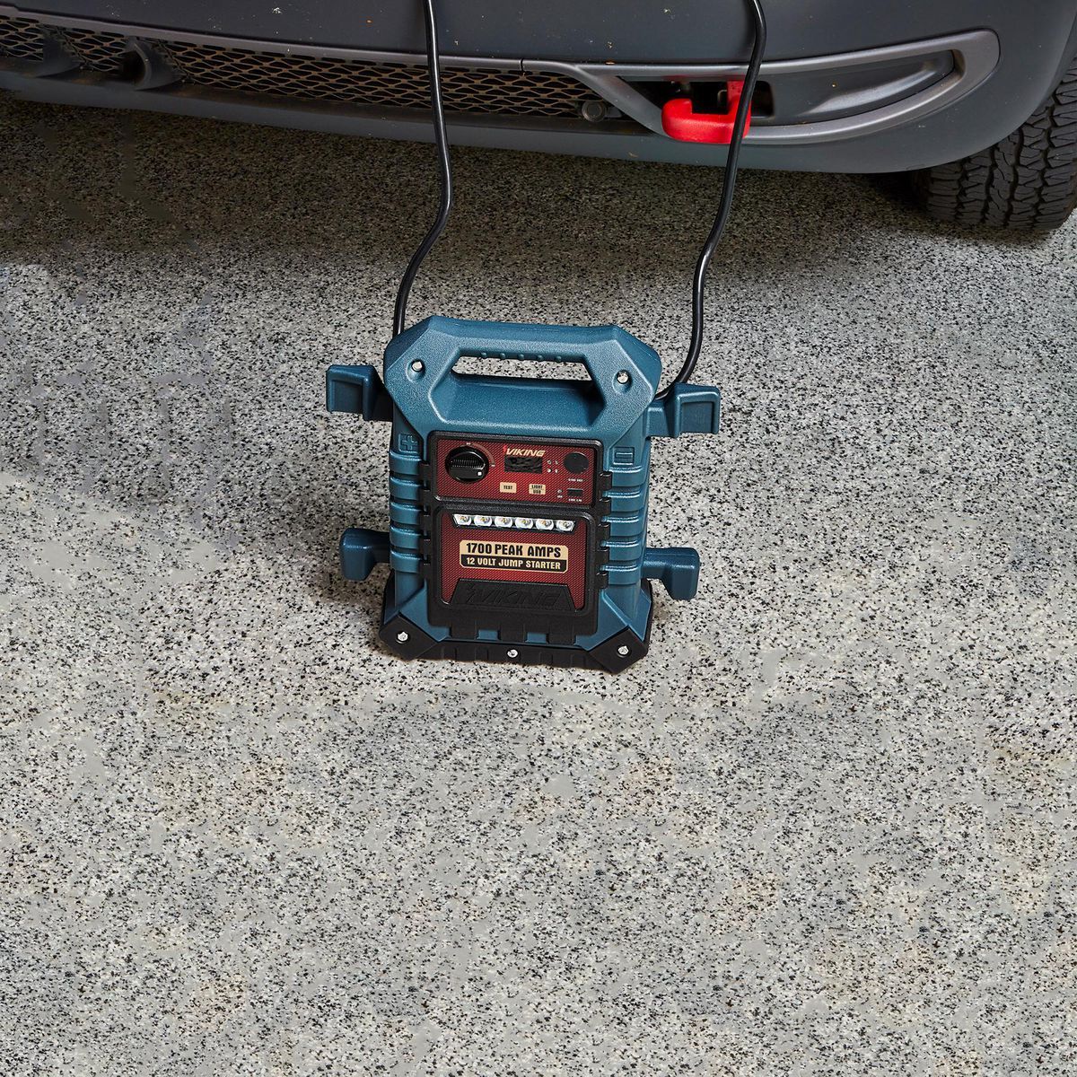 Arrancador de batería portátil Viking de 1700 amperios pico y paquete de energía - 57044