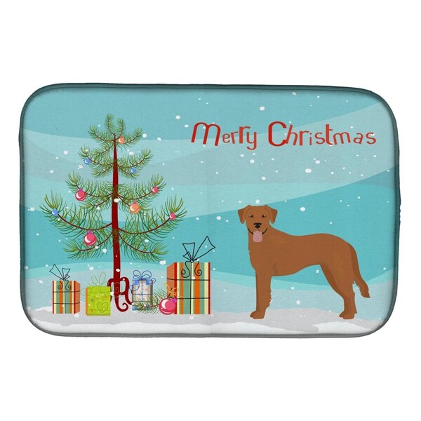Carolines Treasures Goldador Christmas Tree Dish Drying Mat - CK3836DDM
