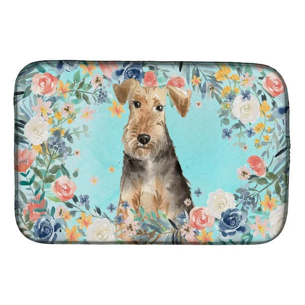Carolines Treasures Airedale Terrier Dish Drying Mat - CK3405DDM