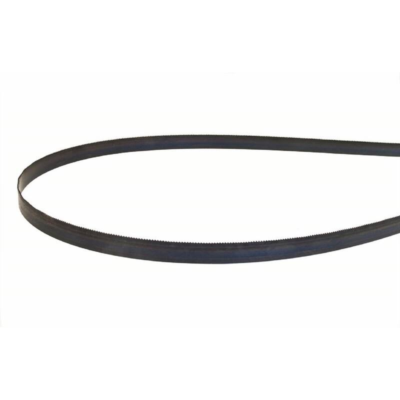 Hoja de sierra de cinta de acero al alto carbono de 1/2 pulgadas x 64-1/2 pulgadas con 18 TPI, bordes endurecidos y respaldo duro - HB71864DB