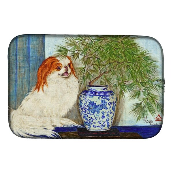 Carolines Treasures Japanese Chin Ming Vase Dish Drying Mat - MH1048DDM