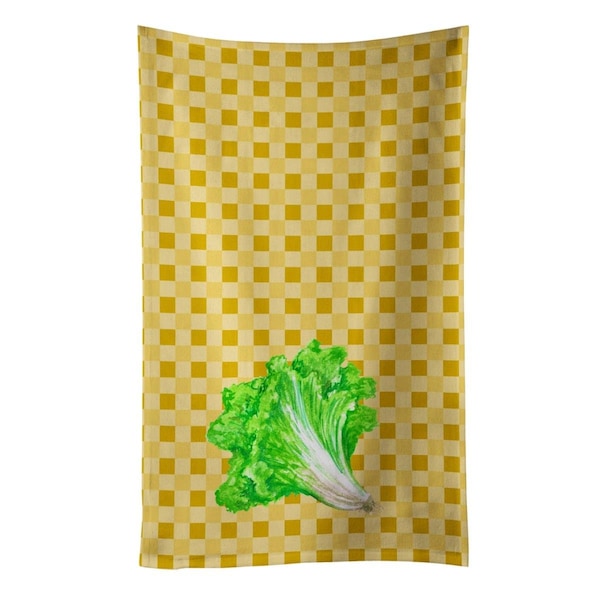 Carolines Treasures Lettuce on Basketweave Kitchen Towel - BB7203KTWL