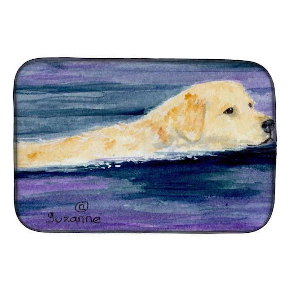 Carolines Treasures Golden Retriever Dish Drying Mat - SS8814DDM