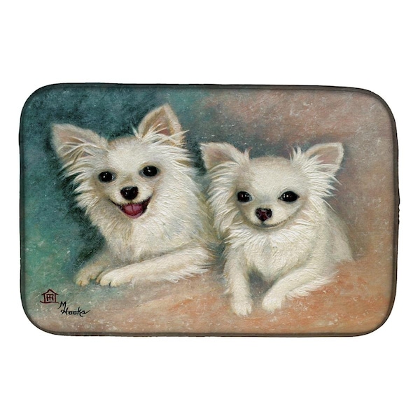 Carolines Treasures Chihuahua The Siblings Dish Drying Mat - MH1064DDM