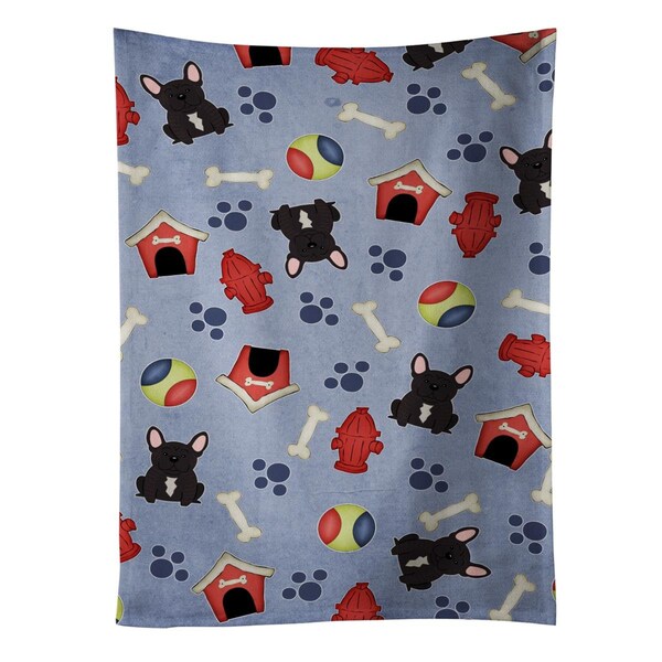 Carolines Treasures Dog House Collection French Bulldog Brindle Kitchen Towel - BB2622KTWL