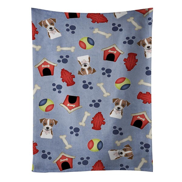 Carolines Treasures Dog House Collection Jack Russell Terrier Kitchen Towel - BB3981KTWL