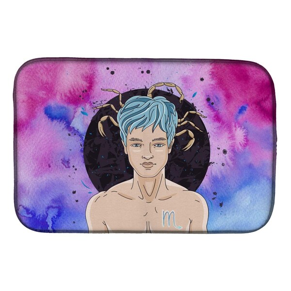 Carolines Treasures Scorpio Zodiac Sign Dish Drying Mat - BB7324DDM